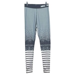 Nike Gray Leggings Stretch Fit Athletic Wear